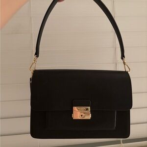 Kate Spade Elegant Black Leather Handbag